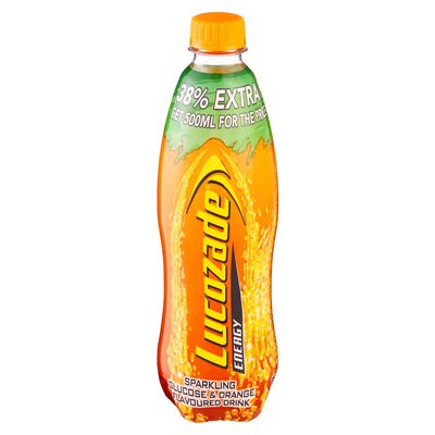 Lucozade Glucose & Orange Sparkling Extra-Fill Energy Drink 500ml | PnP