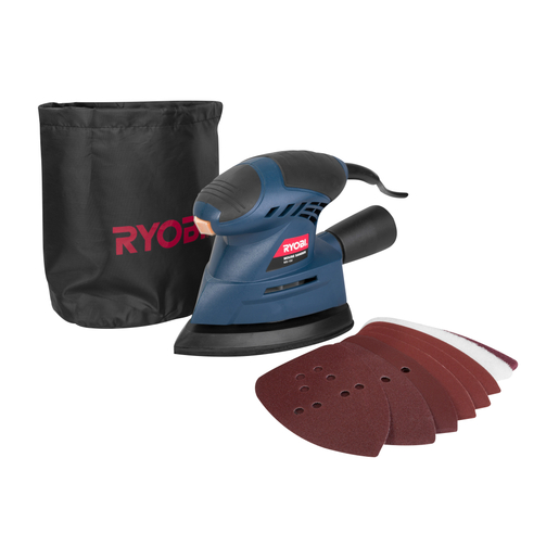 Ryobi Mouse Sander Kit 13W PnP