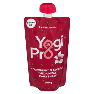 Yogipro Strawberry Flavoured Medium Fat Dairy Snack 200g | PnP
