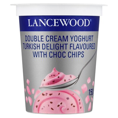 Lancewood Double Cream Turkish Delight Flavoured Yoghurt 150g