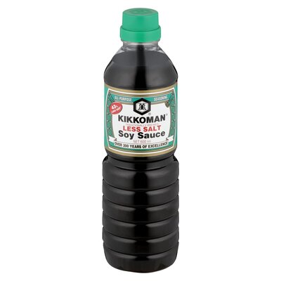 Kikkoman 43% Less Salt Soya Sauce 600ml | PnP