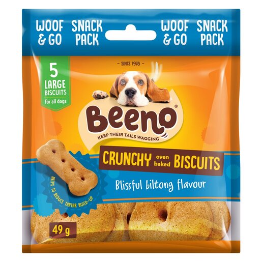 Beeno Dog Biscuits Biltong Flavour 49g PnP