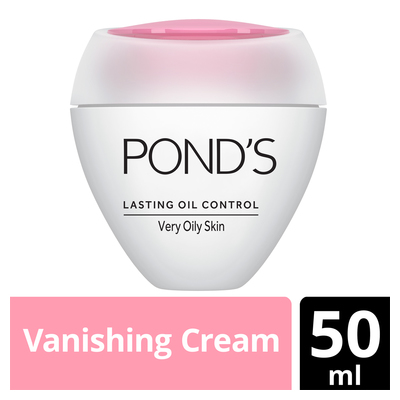 Ponds Lasting Oil Control Vanishing Cream Very Oily 50ml Each