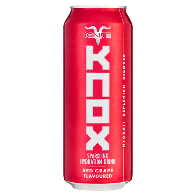 Knox Red Grape Flavoured Sparkling Hydration Drink 500ml