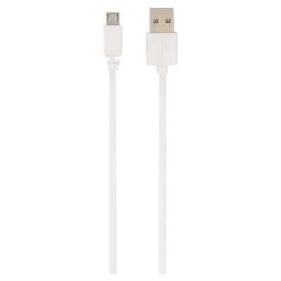 Snug White USB to Micro USB Cable 2m | PnP