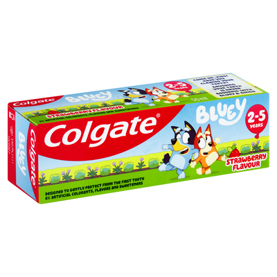 Colgate Bluey Strawberry Flavour Toothpaste 50ml | PnP