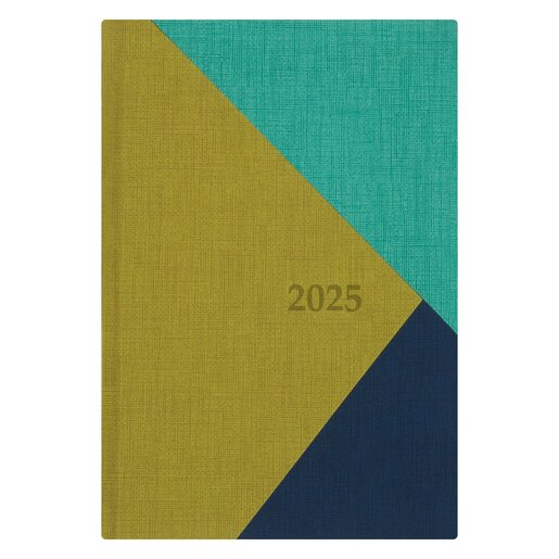 Donau 2025 a5 3 tone linen geometric lime smart price specials pnp home