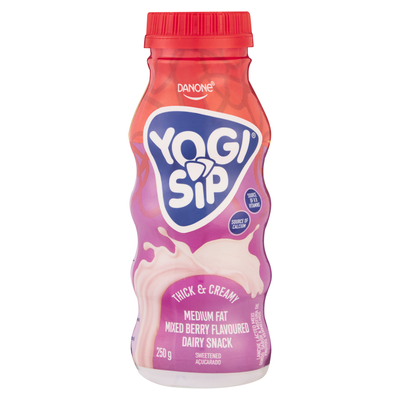 Danone Yogi Sip Mixed Berry Drinking Yoghurt 250g