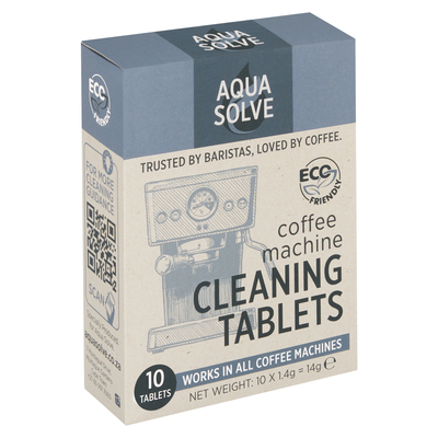 Aqua Solve Coffee Machine Cleaning Tablets 10 Pack | PnP