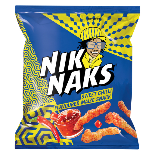 Simba NikNaks Sweet Chilli Flavoured Maize Snack 50g PnP