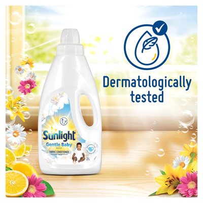 Sunlight Gentle Baby Hypoallergenic Laundry Fabric Softener 2l | Smart ...