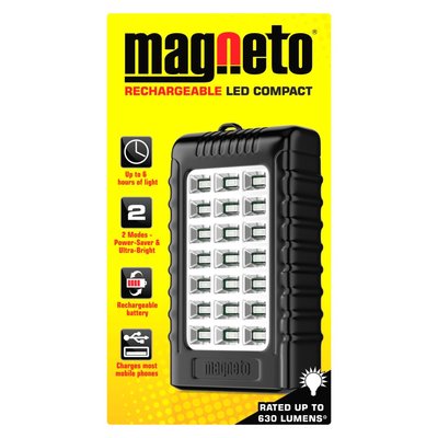 Magneto rechargeable outlet led lantern