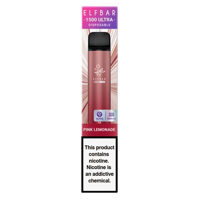 Elfbar Ultra Pink Lemonda Disposable Vape 500 Puffs 5%