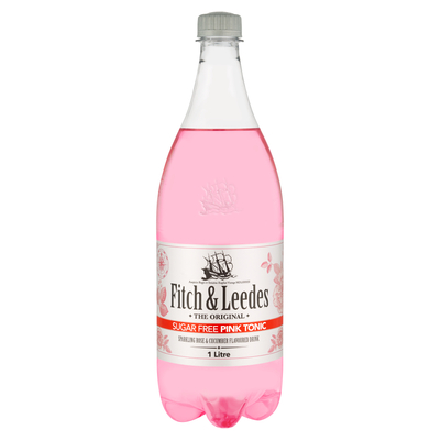 Fitch & Leedes Rose & Cucumber Sugar Free Tonic 1L