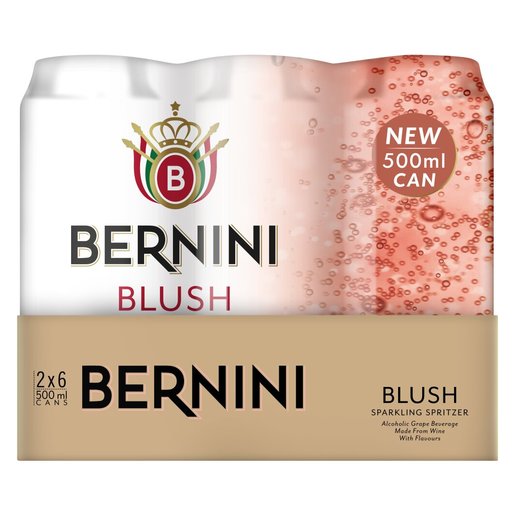 Bernini Blush Can 12 x 500ml PnP