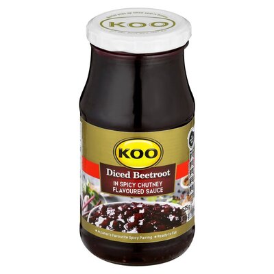 KOO Diced Beetroot in Spicy Flavoured Chutney Sauce 525g | PnP