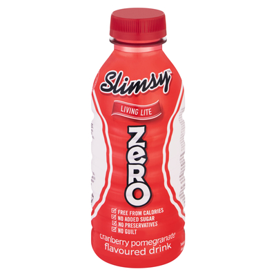 Slimsy Zero Living Lite Cranberry Pomegranate Flavoured Drink