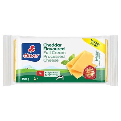 Clover Processed Cheddar Cheese 400g