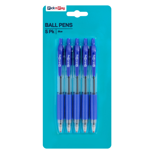 PnP Blue Ball Pens 5 Pack | PnP
