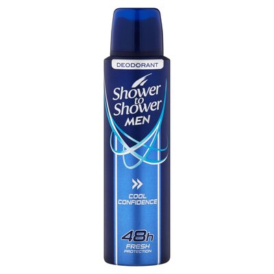 Shower To Shower Deo Cool Confidence Men 150ml