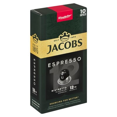 Jacobs Espresso Ristretto Intensity 12 Coffee Capsules 10s | Smart ...