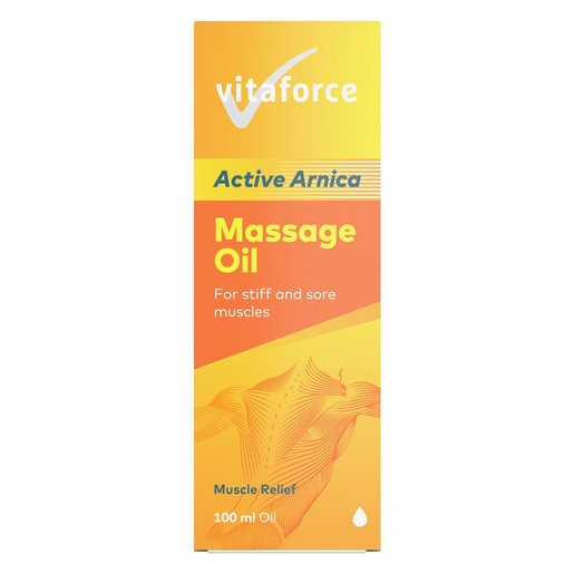 Vitaforce Active Arnica Massage Oil 100ml PnP