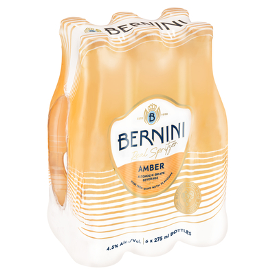 Bernini Amber NRB 6 x 275ml | PnP