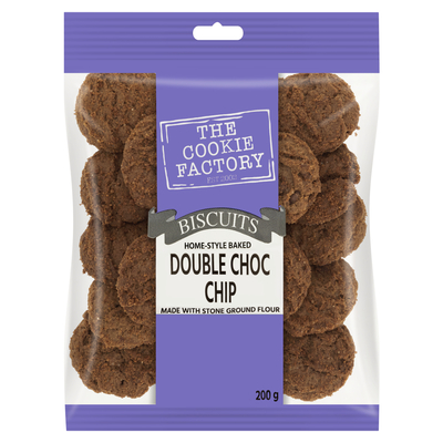 Cookie Factory Mini Double Choc Delights Strips 5 x 35g | PnP