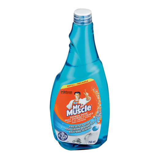 Mr Muscle Shower Shine Aqua Refill 750ml PnP