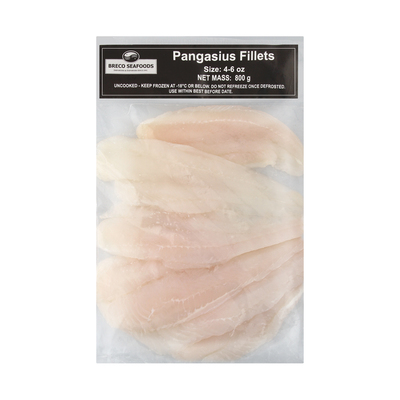 Breco Pangasius Basa Fillets 4/6 800g