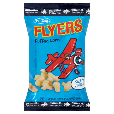 Flyers Salt & Vinegar Puffed Corn 100g