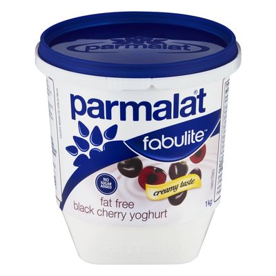 Fabulite Fat Free Black Cherry Fruit Yoghurt 1kg | PnP