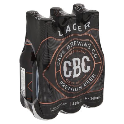 Cbc Lager 6 x 340ml