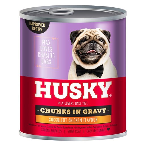 Husky Wet Chunks in Gravy Chicken Flavour 775g PnP