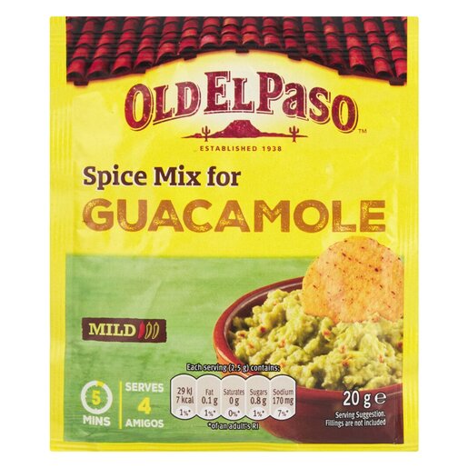 Old El Paso Guacamole Spice Mix 20g PnP