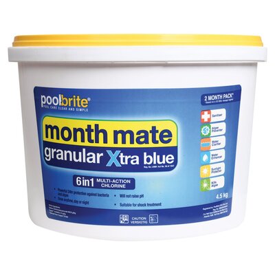 Poolbrite Month Mate Granular Xtra Blue 4.5kg