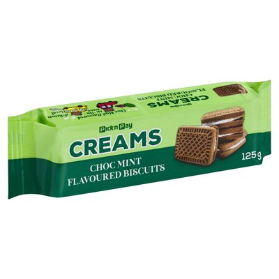 PnP Choc Mint Flavoured Biscuit Creams 125g | PnP