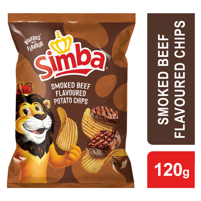 Simba Potato Chips Smoked Beef 120g | PnP
