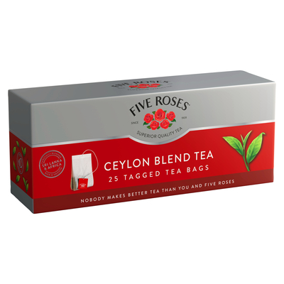 Five Roses Tagged Tea Bags 25 Pack | Smart Price Specials | PnP Home