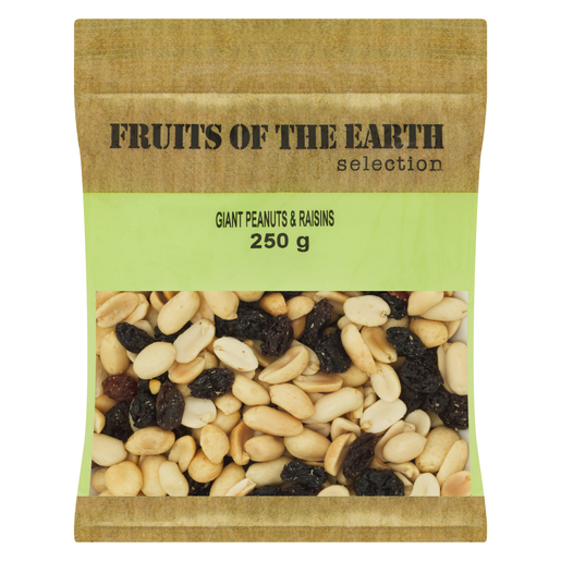 Fruits Of The Earth Giant Peanuts & Raisins 250g | PnP