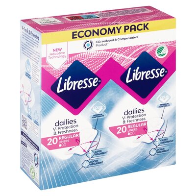 Libresse Normal Pantyliners 40 Pack | PnP