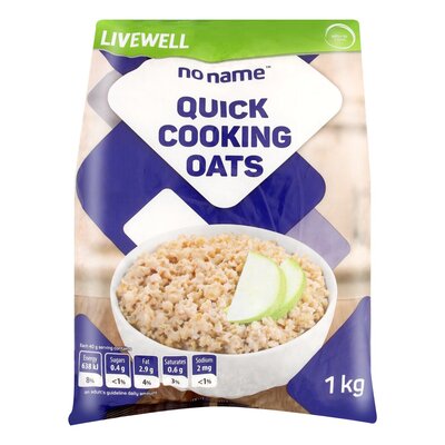 No Name Live Well Quick Cooking Oats 1kg