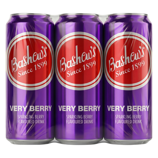 Bashews Very Berry Sparkling Drink 6 x 300ml | PnP