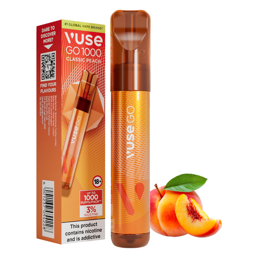 vuse go classic peach Vuse Go 1000 Classic Peach
