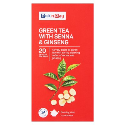 PnP Senna & Ginseng Green 20 Pack