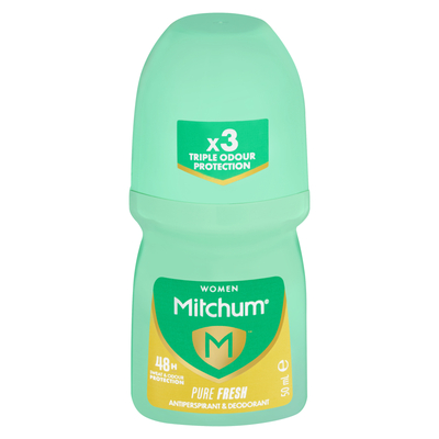 Mitchum Women Triple Odor Defense Pure Fresh Roll On 50ml PnP