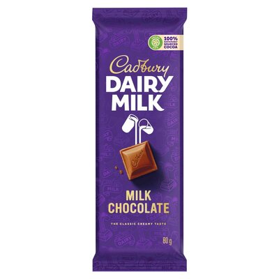 Cadbury Dairy Milk Choc Slab 80g