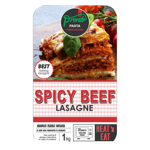 Pronto Pasta Spicy Beef Lasagne 1kg | PnP