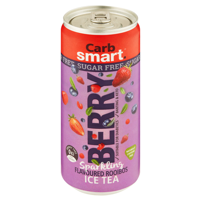 Casb Smart Sugar Free Berry Flavoured Sparkling Rooibos Ice Tea 300ml | PnP