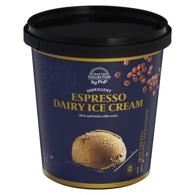 Crafted Collection Espresso Dairy Ice Cream 1L | Smart Price Specials ...